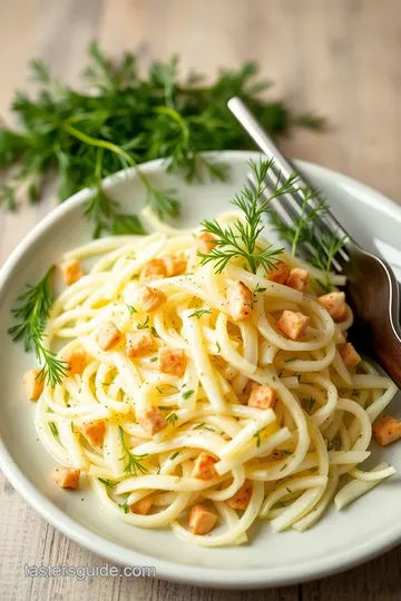 Tossed Fennel Salad with Fresh Dill presentation