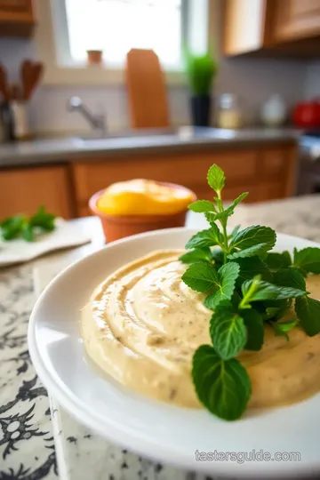 Minty Tahini Sauce for Falafel steps