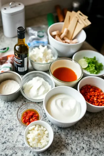 Sour Cream Poke Sauce ingredients