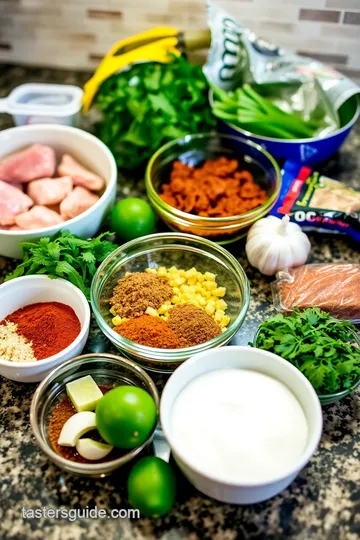 Zesty Qdoba-Style Chicken Burritos ingredients